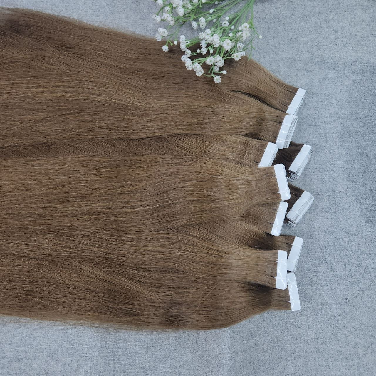 Hot Product 2024 Tape Ins Hair Extensions Vietnamese 100% Human Hair Wholesale Price Good Quality Hair Natural Straight
