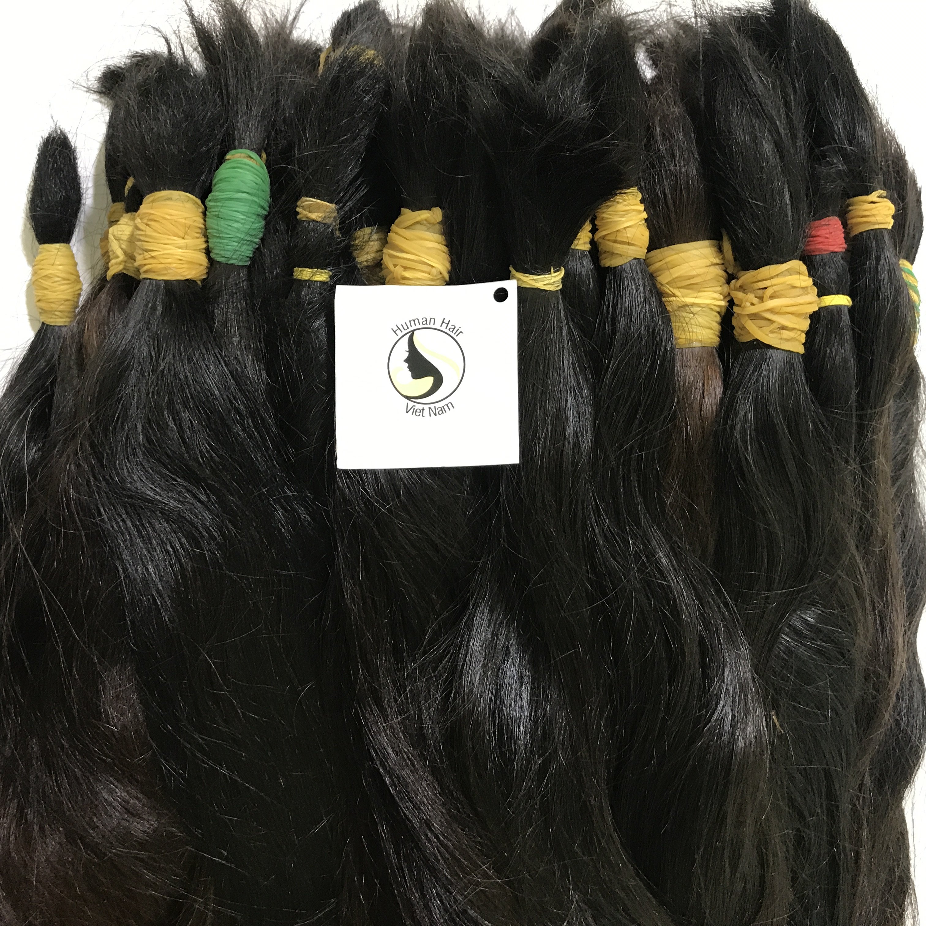 One Donor Raw Vietnamese Human Hair Virgin Unprocessed Grade 12A Wholesale Vendor Natural Black Straight Bulk Hair Extension