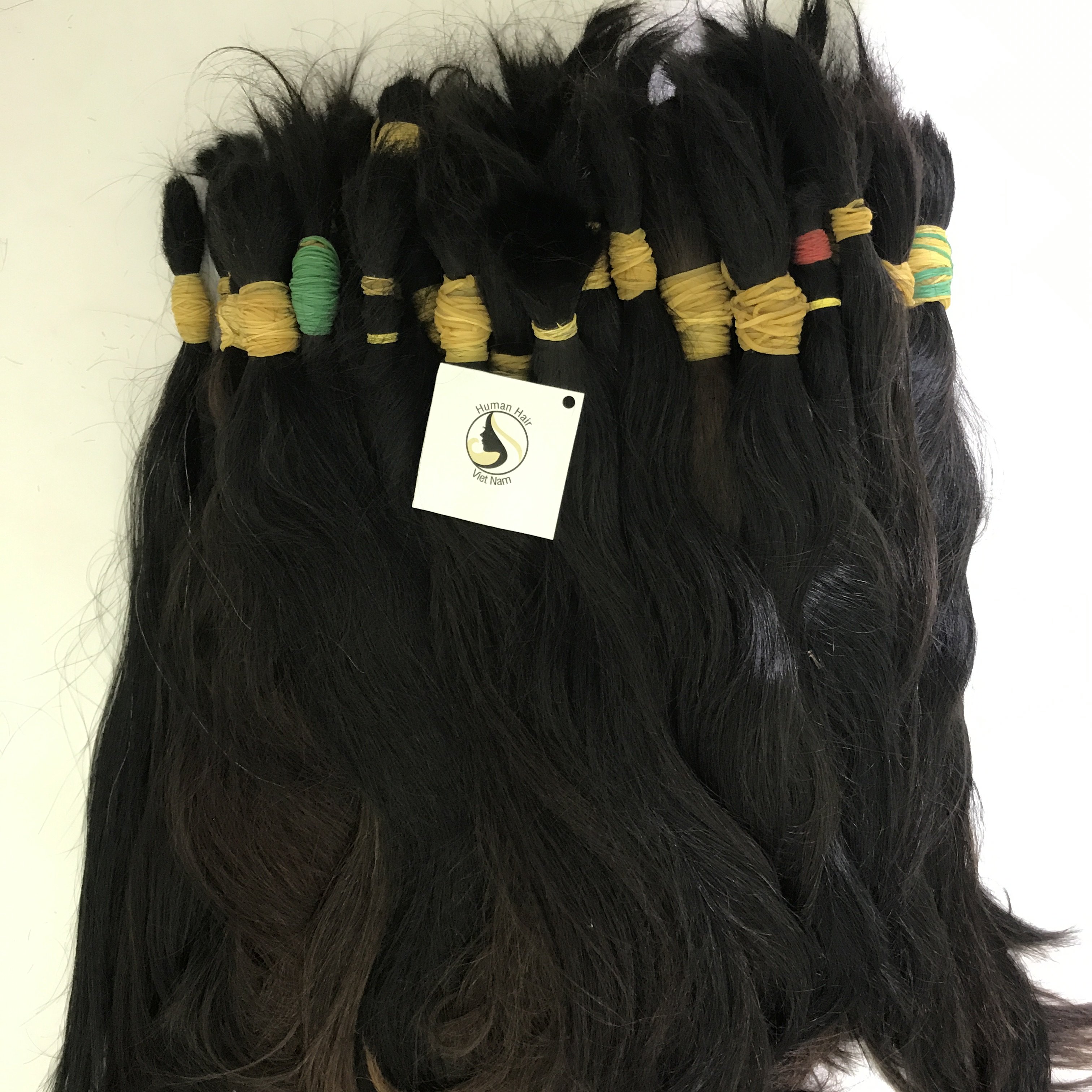 One Donor Raw Vietnamese Human Hair Virgin Unprocessed Grade 12A Wholesale Vendor Natural Black Straight Bulk Hair Extension