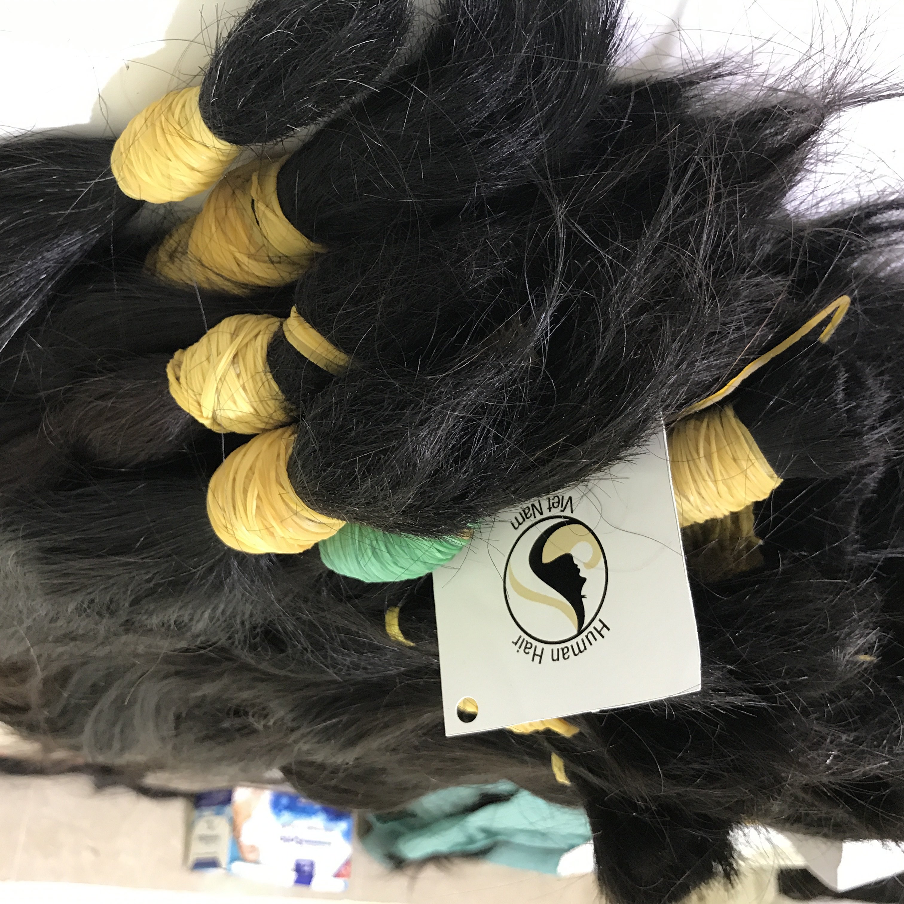 One Donor Raw Vietnamese Human Hair Virgin Unprocessed Grade 12A Wholesale Vendor Natural Black Straight Bulk Hair Extension