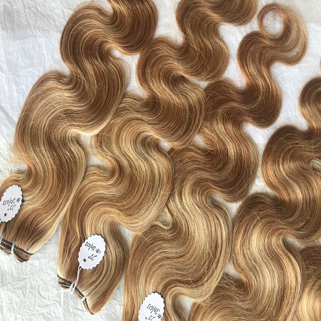 Top Raw Remy Cuticle Aligned Virgin Hair Vendor 30/613 Blonde 22 Inch Body Wave 30/613 Single Donor Bundles Human Hair Extension