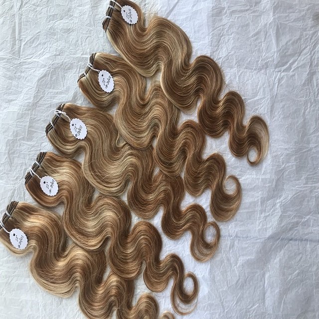 Top Raw Remy Cuticle Aligned Virgin Hair Vendor 30/613 Blonde 22 Inch Body Wave 30/613 Single Donor Bundles Human Hair Extension