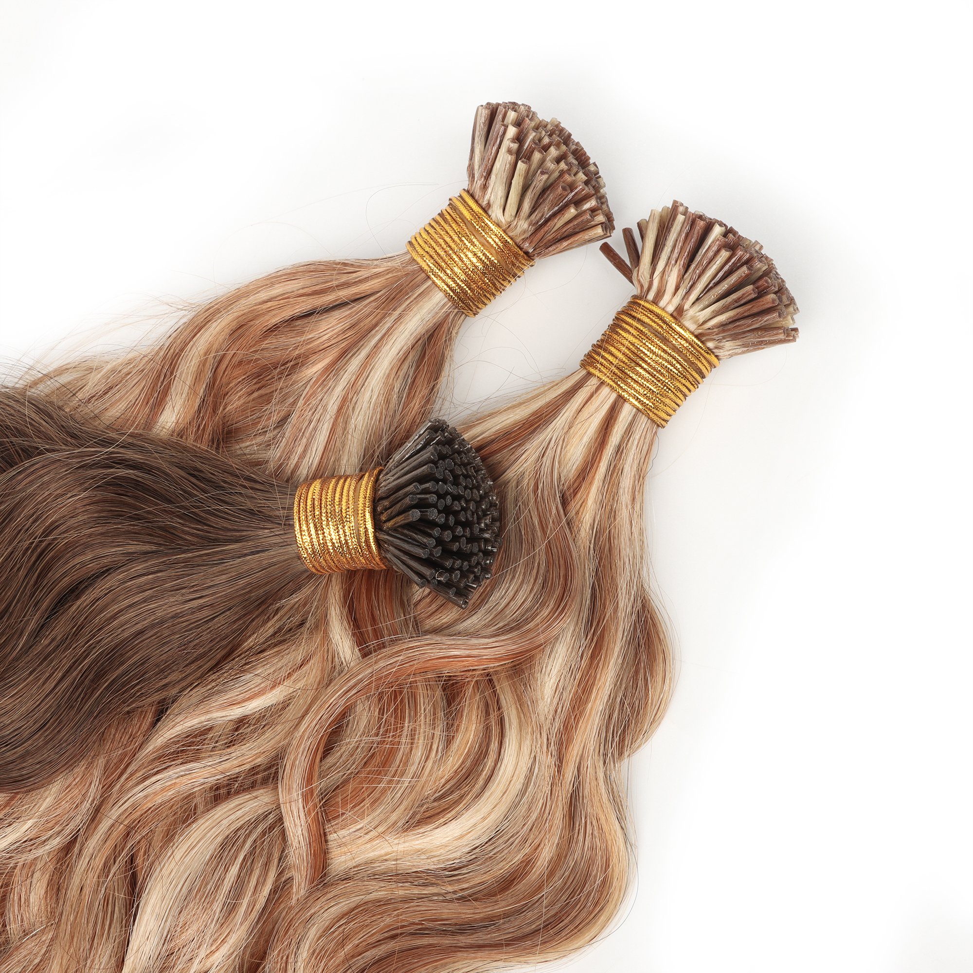 2024 New Trend Super Double Drown Remy High Quality Virgin Human Hair Extensions Natural Style Raw Grade I Tip Hair Extensions