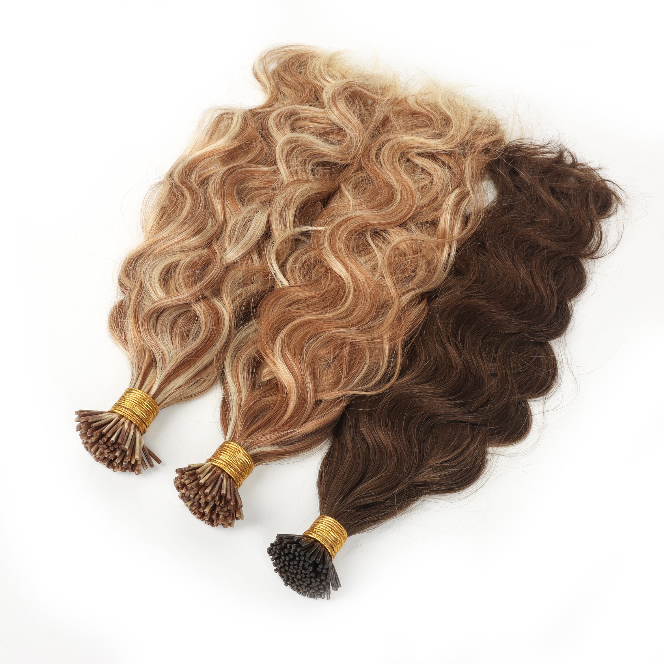 2024 New Trend Super Double Drown Remy High Quality Virgin Human Hair Extensions Natural Style Raw Grade I Tip Hair Extensions