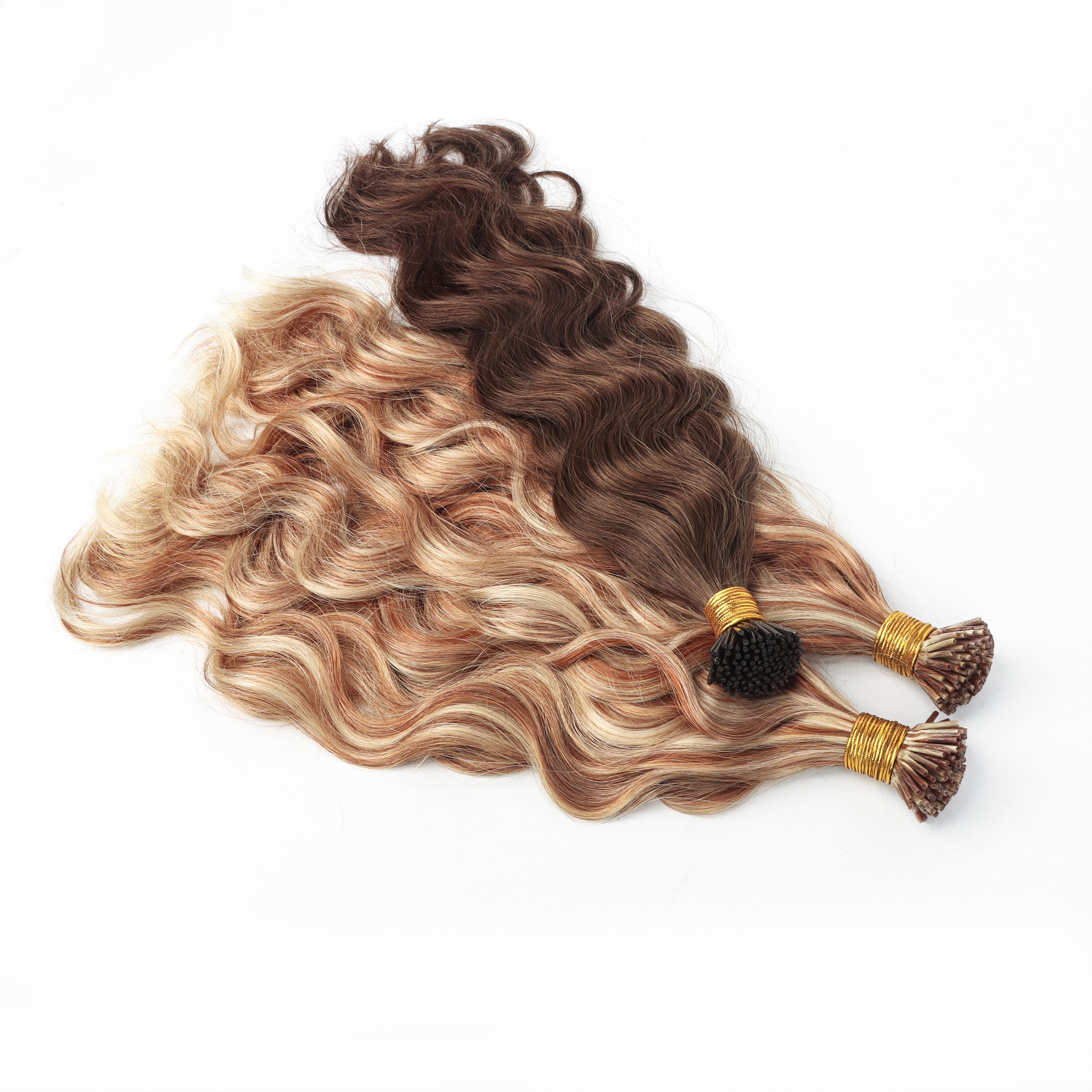 2024 New Trend Super Double Drown Remy High Quality Virgin Human Hair Extensions Natural Style Raw Grade I Tip Hair Extensions