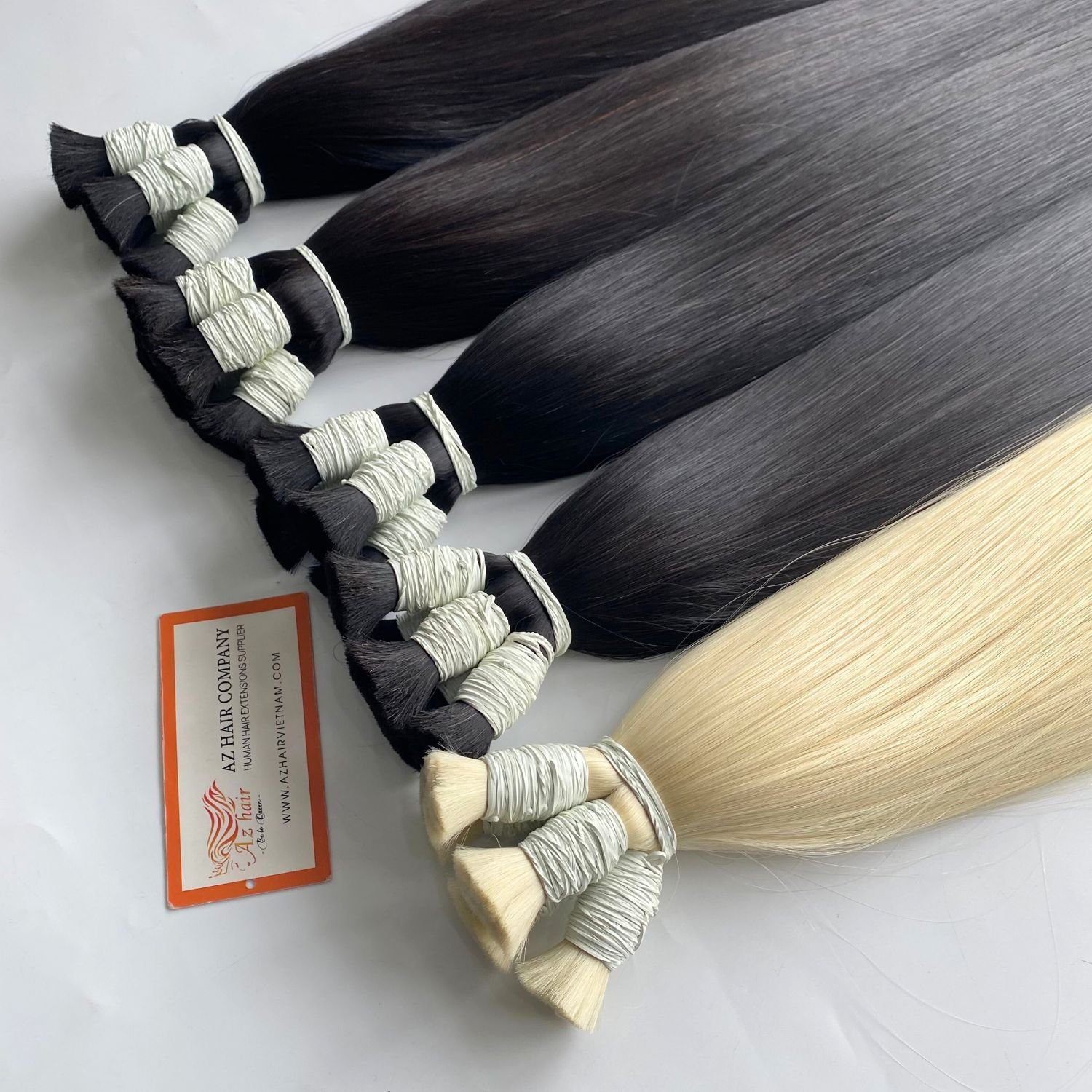 Best Quality Wholesale Unprocessed Raw Hair Vietnam In Bulk 100% Vietnamese Human Hair Extensions Full Cuticle Aligned
