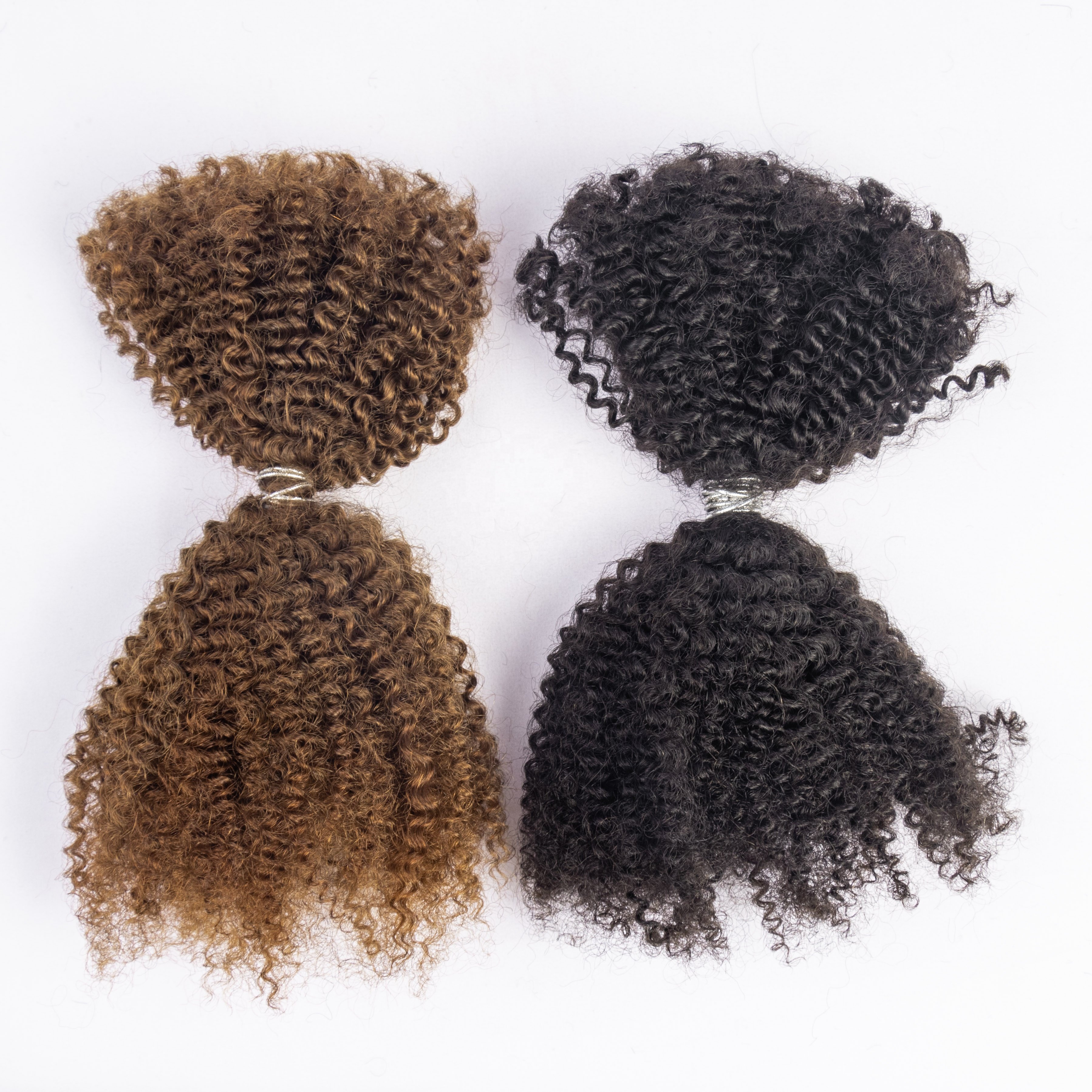 Hot Selling Product 2024 Factory Price Human Bulk Hair Afro Kinky Curly Human Hair For Braiding