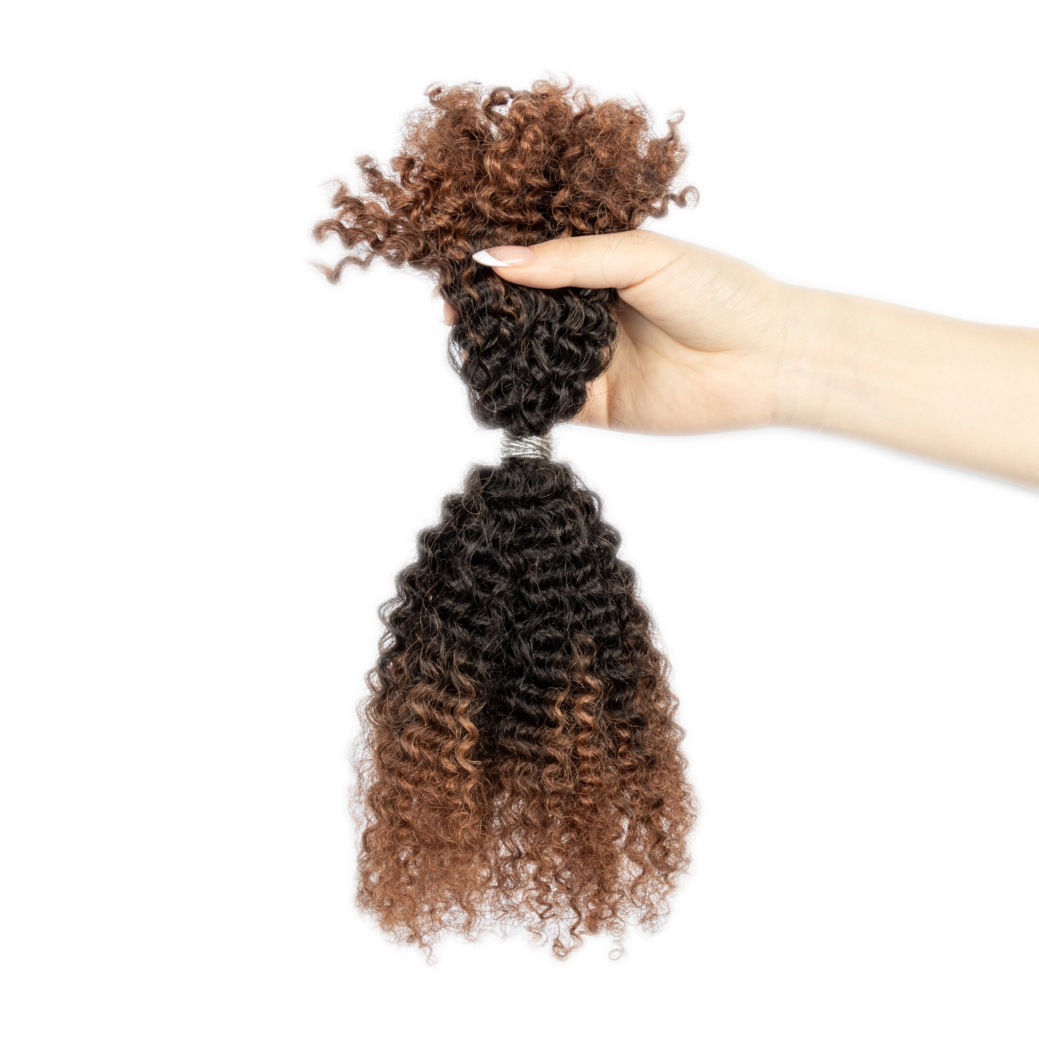 Hot Selling Product 2024 Factory Price Human Bulk Hair Afro Kinky Curly Human Hair For Braiding