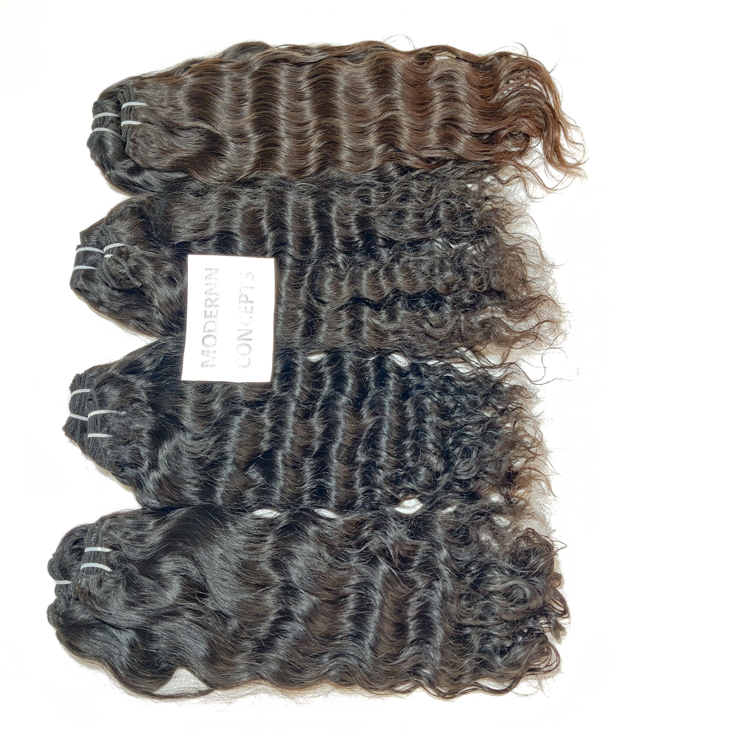 100% Wholesale factory price raw virgin natural bundles color regular wave wavy Indian Temple Human Hair Extensions
