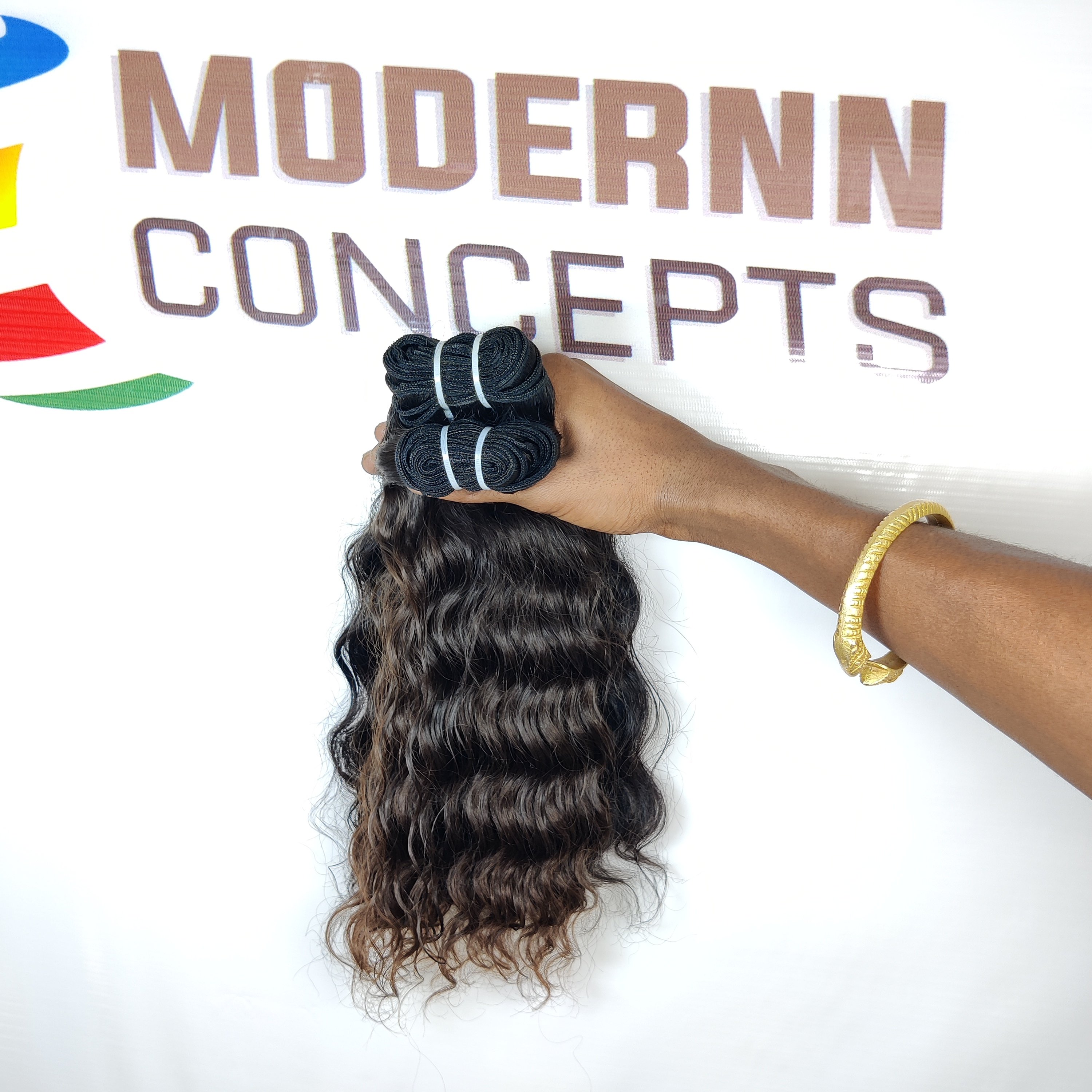 100% Wholesale factory price raw virgin natural bundles color regular wave wavy Indian Temple Human Hair Extensions