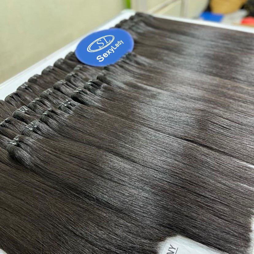 Cambodian raw natural wave hair Double Drawn Raw Cuticle Aligned Bundles Human Hair Extension Vendors