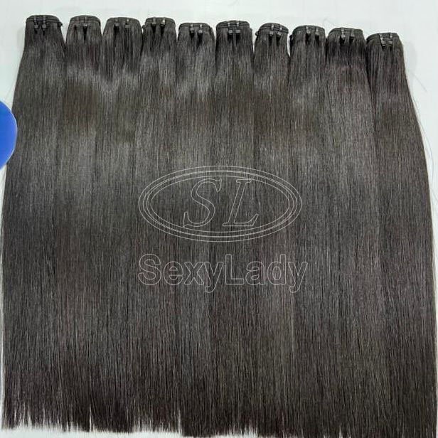 Cambodian raw natural wave hair Double Drawn Raw Cuticle Aligned Bundles Human Hair Extension Vendors