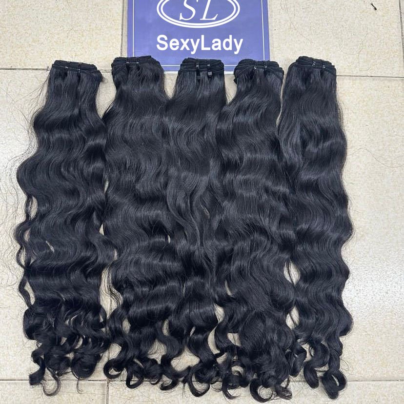 Cambodian raw natural wave hair Double Drawn Raw Cuticle Aligned Bundles Human Hair Extension Vendors
