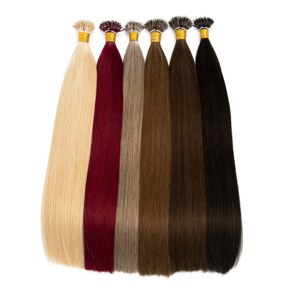 Double Drawn Human Hair Extensions Micro Nano Ring Wholesale Russian Nano Ring Hair Extension