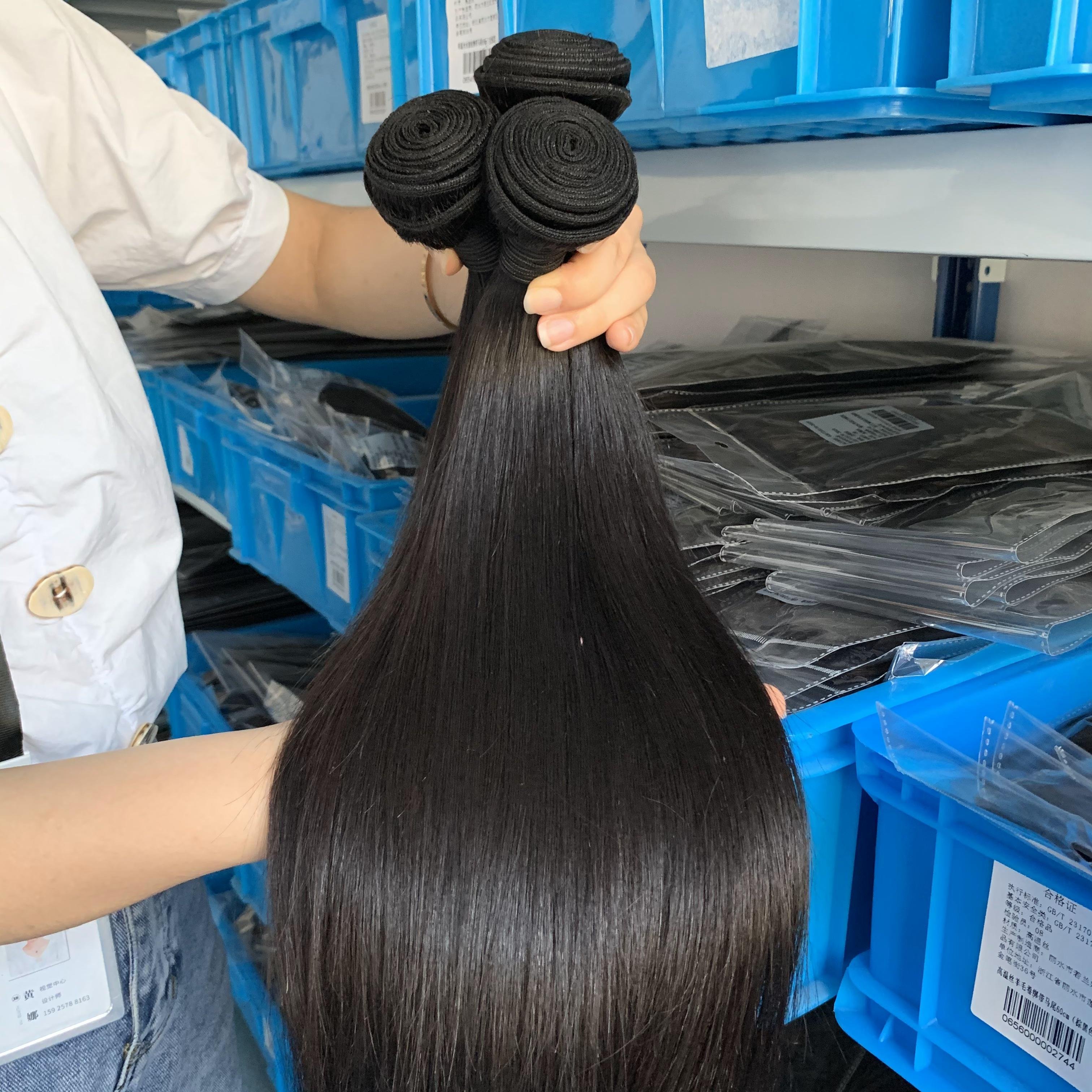 Raw Cambodian Hair Bundles Unprocessed Vendor Wholesale Indian Human Hair Vietnamese Raw Virgin Cuticle Aligned Hair