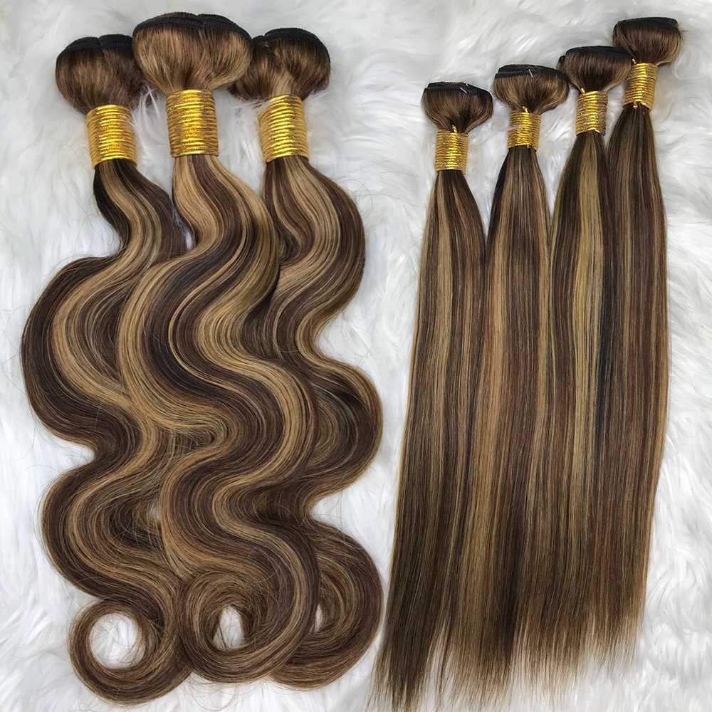 futura weft hair extensions raw afro curly perruque humain hair honey blonde color piano human hair bundles