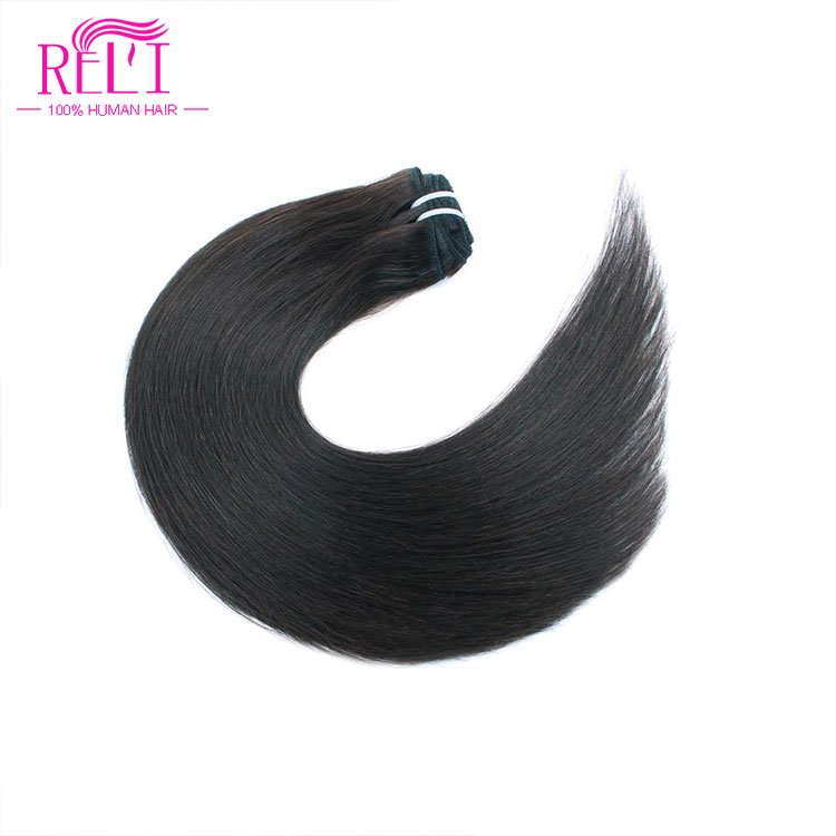 New arrival popular European balayage shoulder length hair real human hair clip in extensions black 26 inch