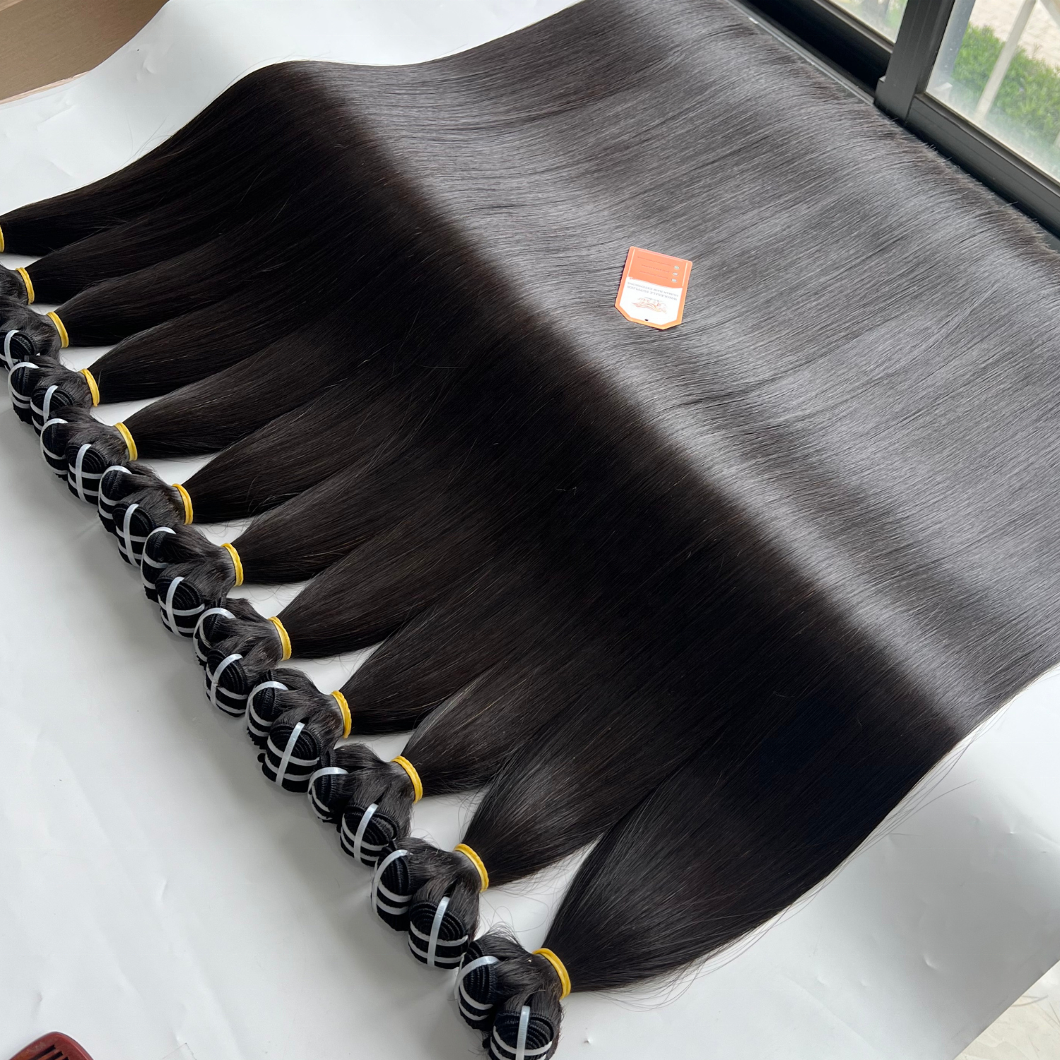 Top Wholesale Virgin Bone Straight Vietnam Human Hair Extensions Top Quality Silky And Smooth No Tangle No Shedding