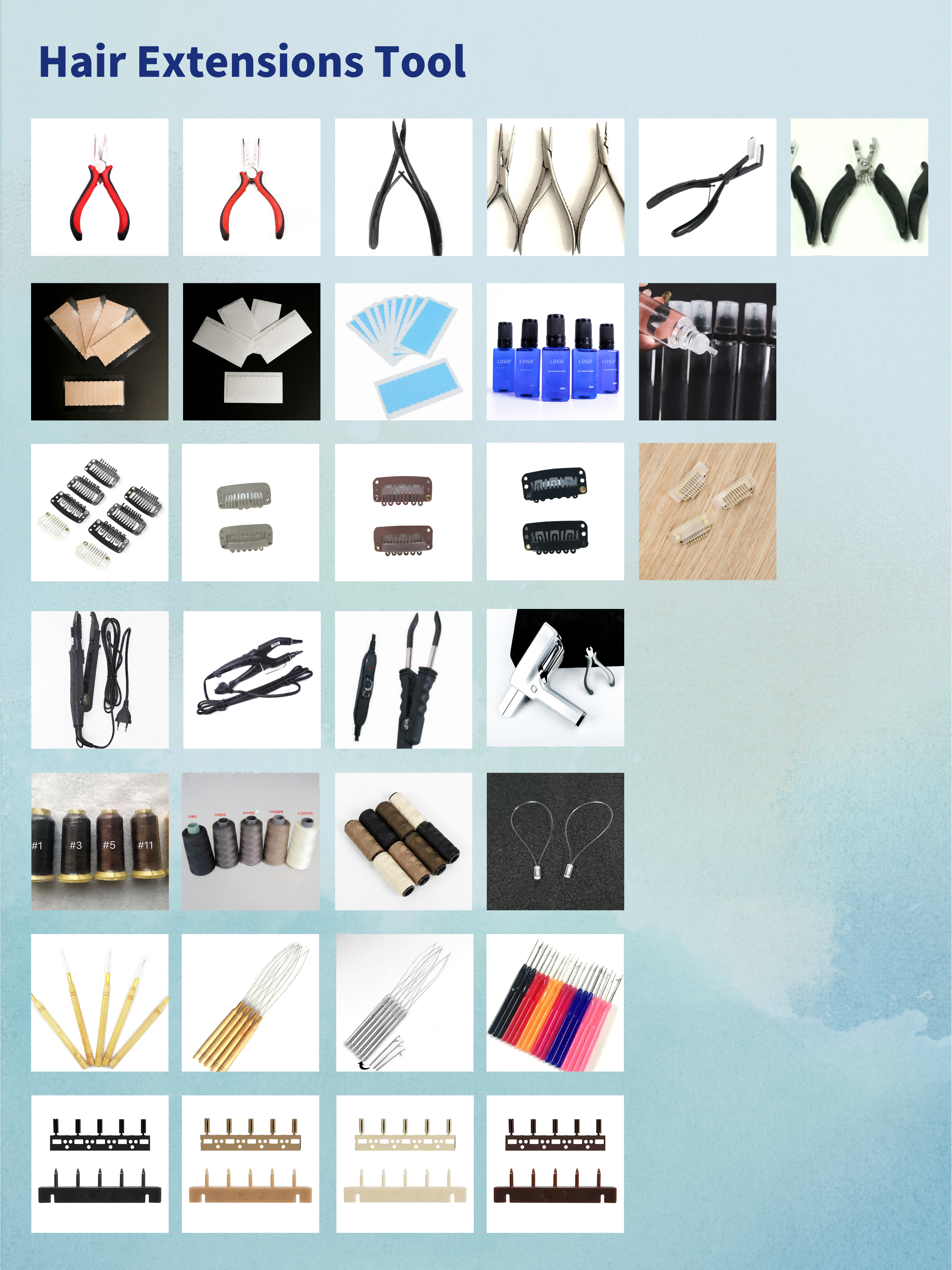 Russian-hair-extensions-wholesale keratin tip micro ring hair extensions nano bead human hair extensions