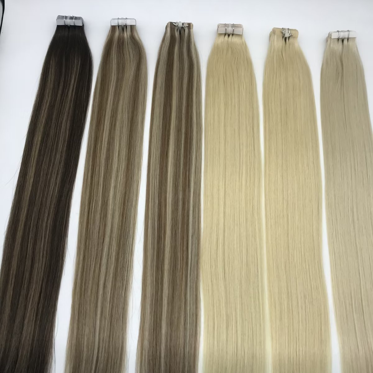 European Double Drawn Russian Human Hair Tape Hair Extension Invisible Skin Weft Tape in Human Hair Extensions