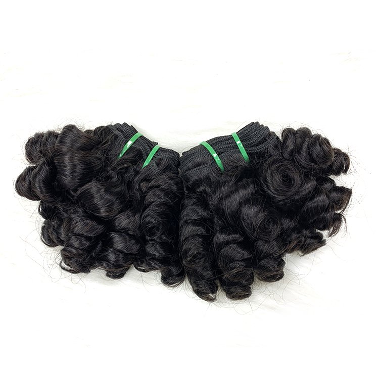 Colored Double Drawn 1b _ Ombre Color curly hair black color natural human hair extensions top quality