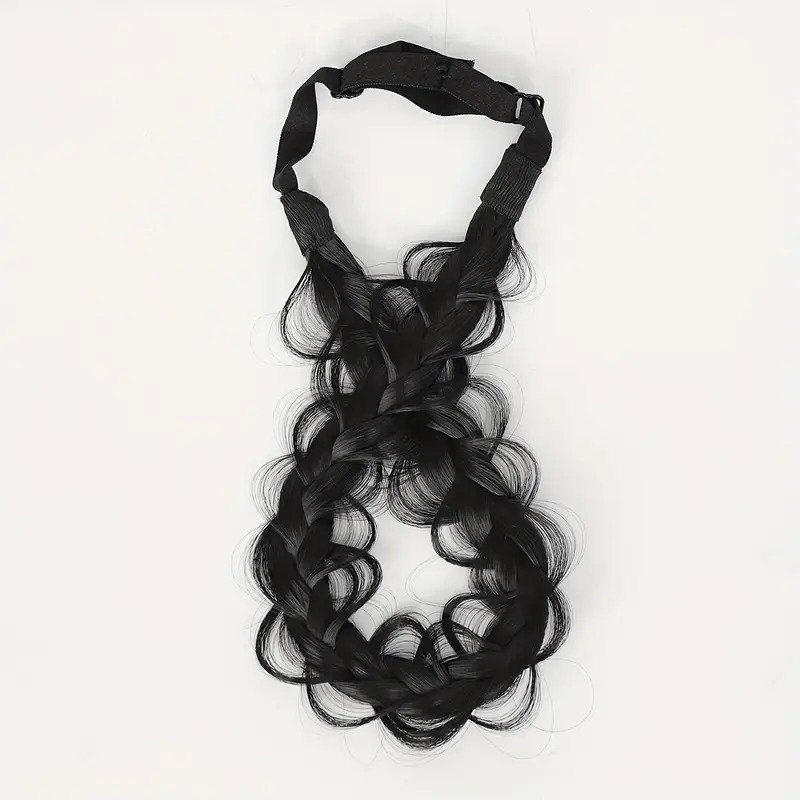 Adjustable Stylish Twist Braided Headband for Women Chic Design Synthetic Hairpiece