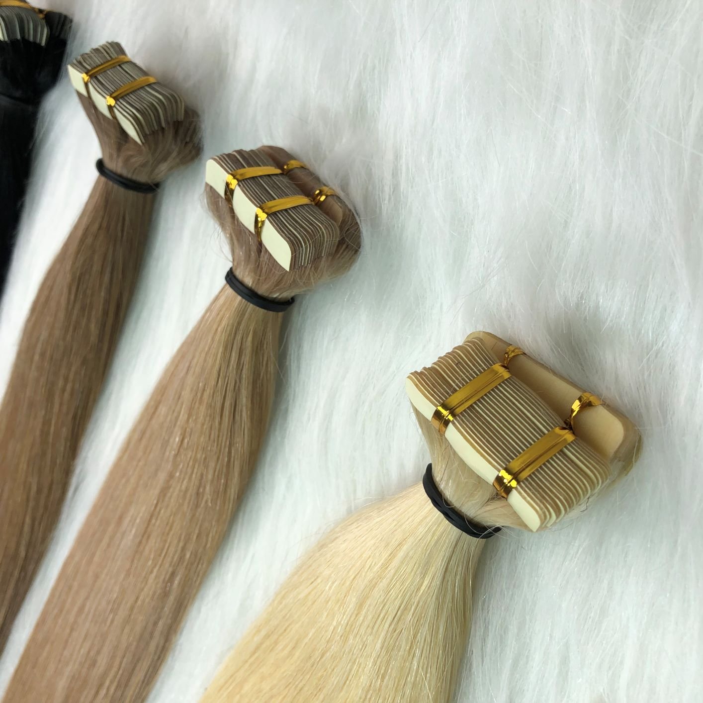 Human Hair Extension Brazilian Remy Seamless Double Drawn Tape Clip In Hair Extensions 100% Human Hairs