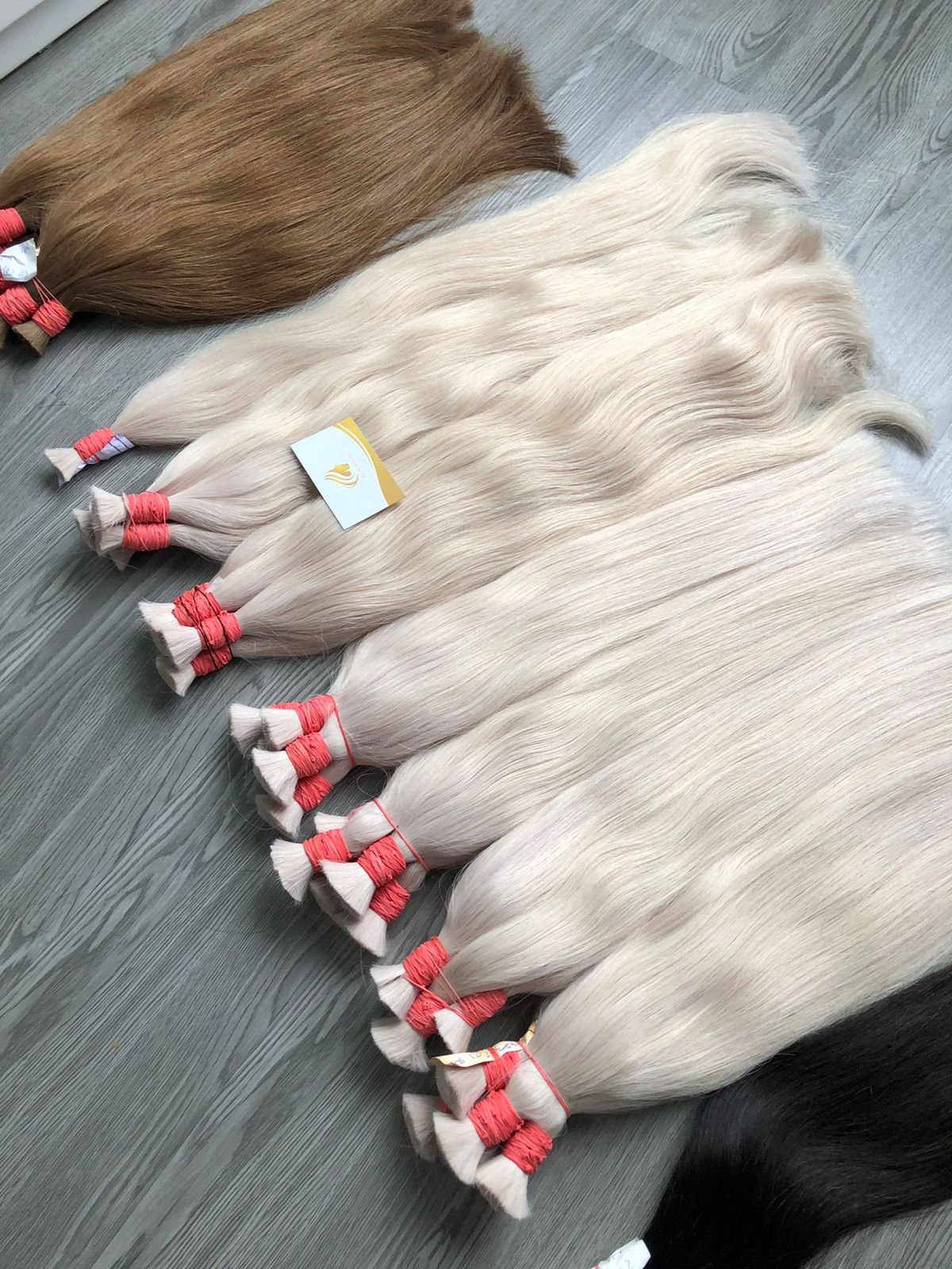 Human Hair Extensions Hair Extensions Light color Human Vietnamese hair extensions with wholesale price