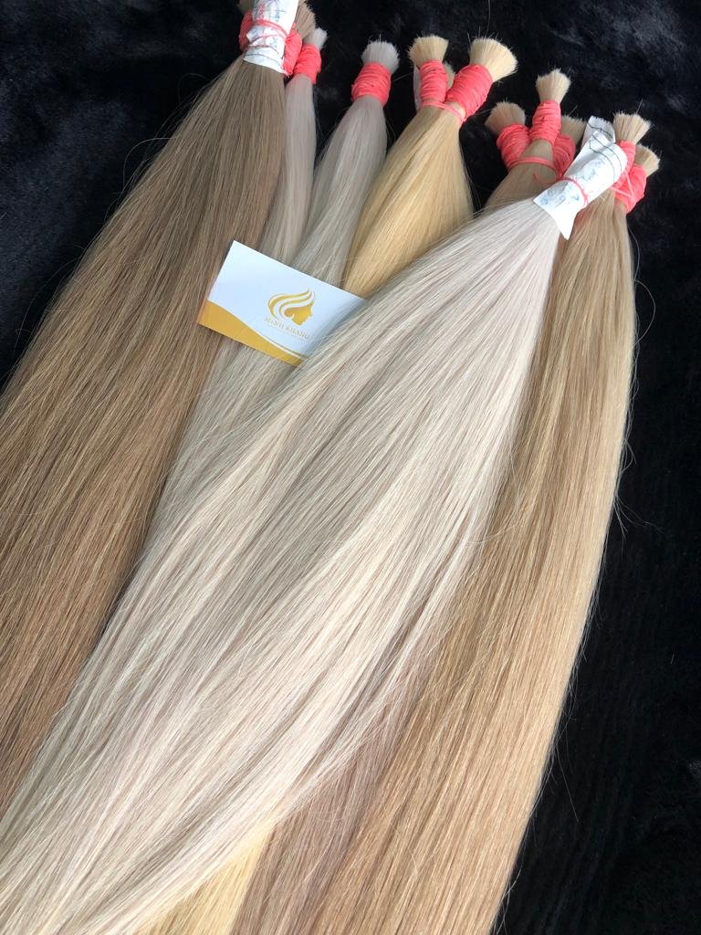 Human Hair Extensions Hair Extensions Light color Human Vietnamese hair extensions with wholesale price