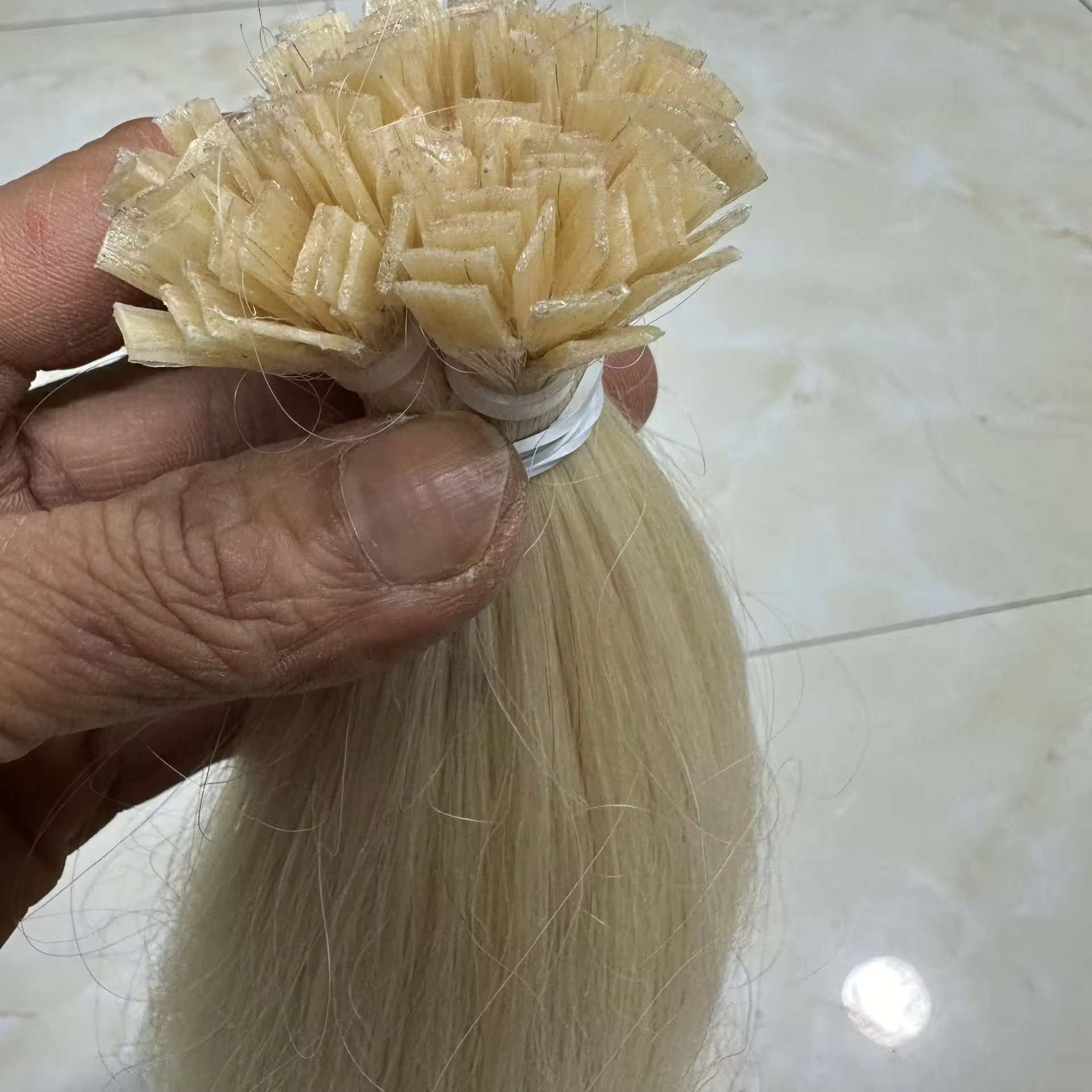 Wholesale Double Drawn Vietnamese Flat Tip Hair Extensions Virgin Keratin Human Hair Extension