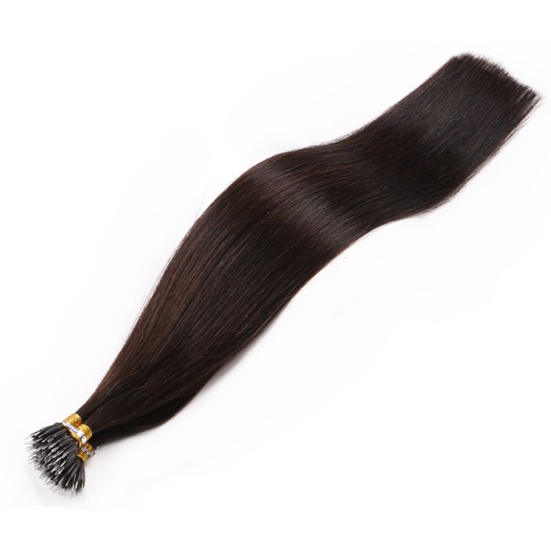 Hot Selling Virgin Cuticle Aligned Russian Hair 20 inch 22 inch Double Drawn Nano Ring Tip Human Hair Extensions