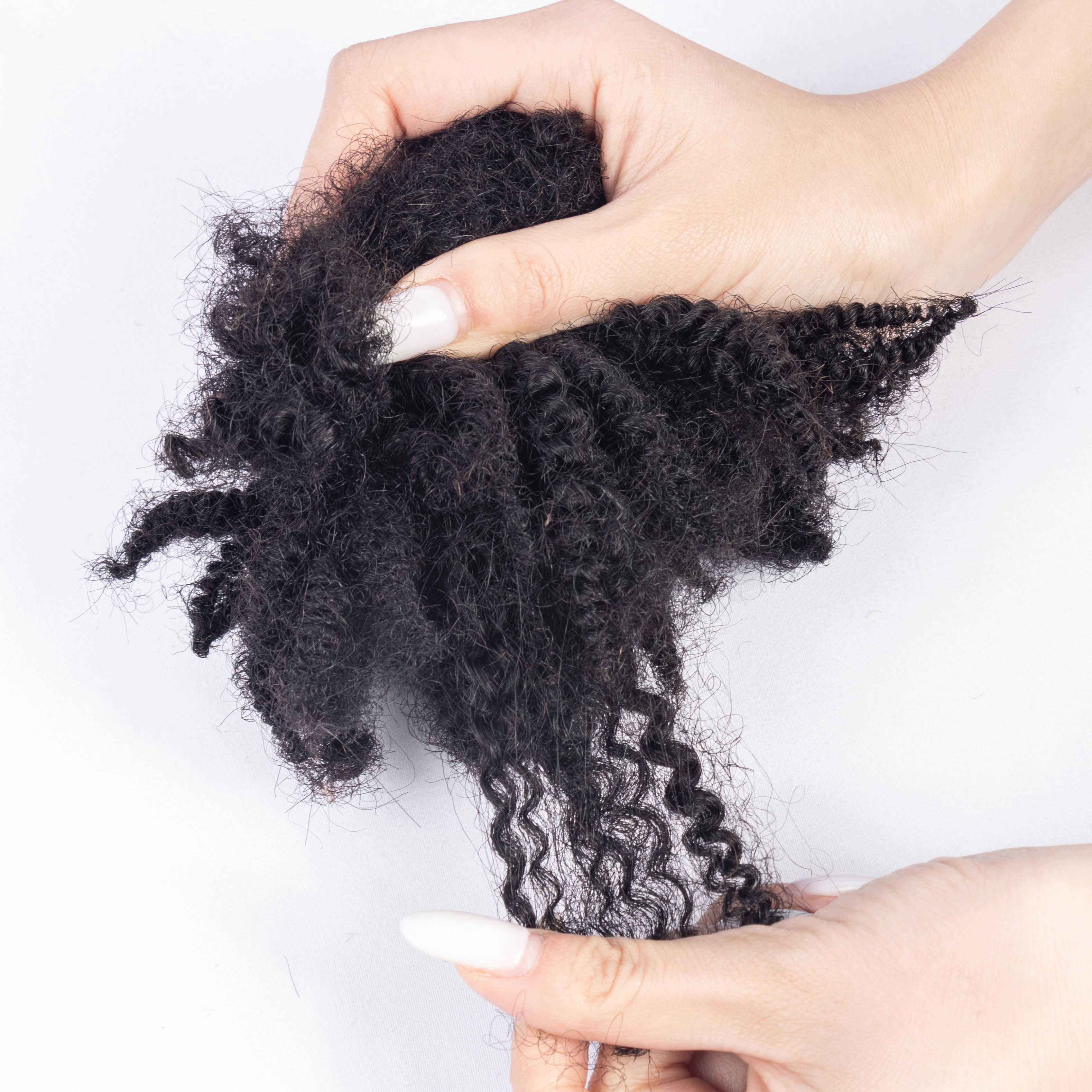 Hot Selling 100% Afro Kinky Hair For Crochet Loc Raw Hair 4C Afro Kinky Curly Human Braiding Hair