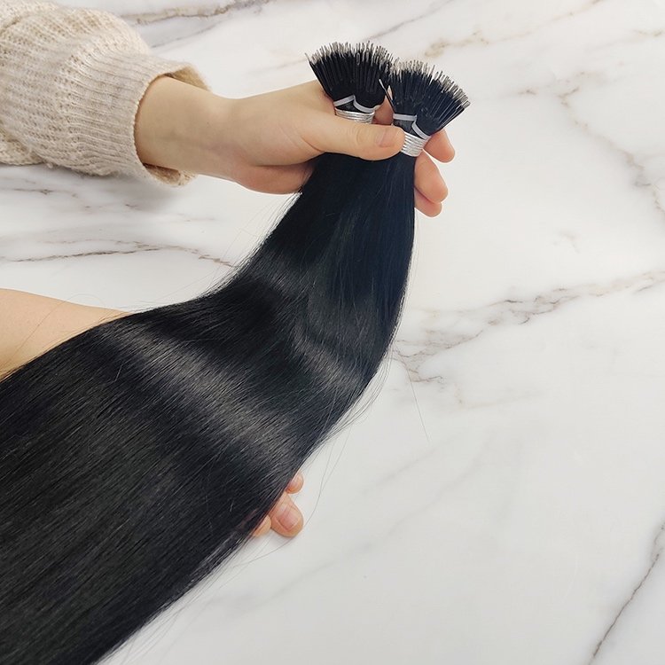 High quality 12a grade raw Vietnamese hair double drawn cuticle aligned Nano ring human hair extensions