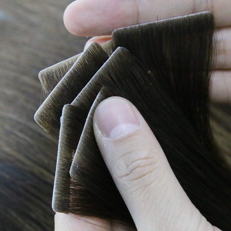 Wholesale Invisible Tape In Remy European Human Hair Seamless Injection Double Drawn Natural Tape In Hair Extensions