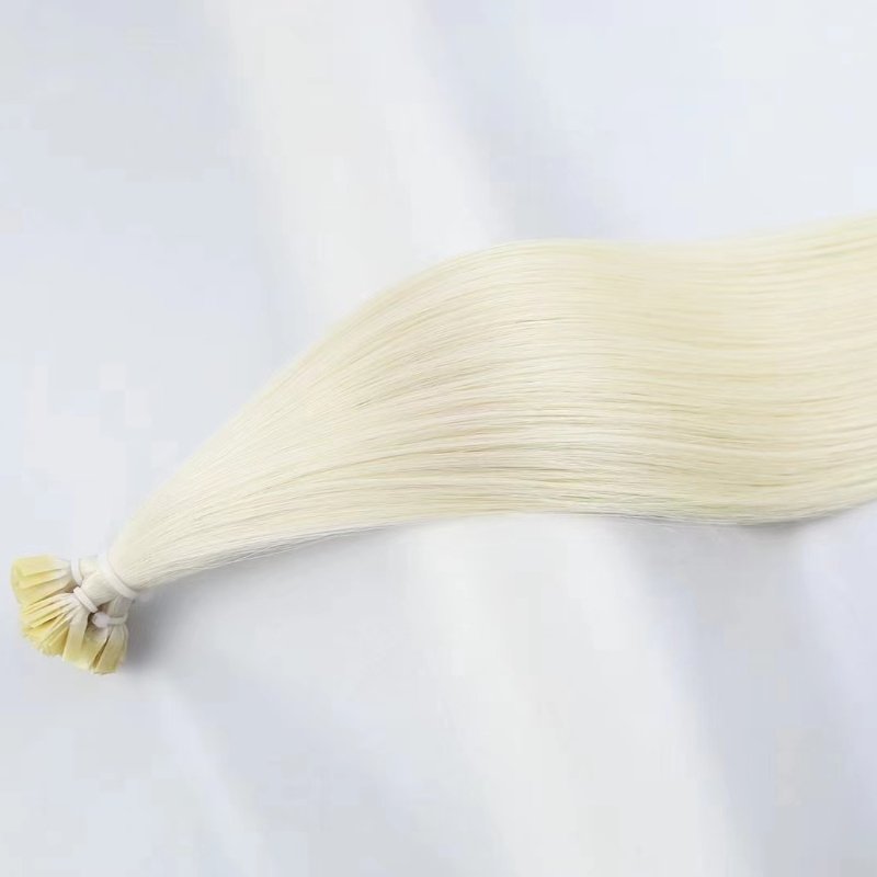 Wonderful Hot Sale Brazilian Soft Straight And Invisible Keratin Tip Hair Remy Human Flat Tip Hair Extension