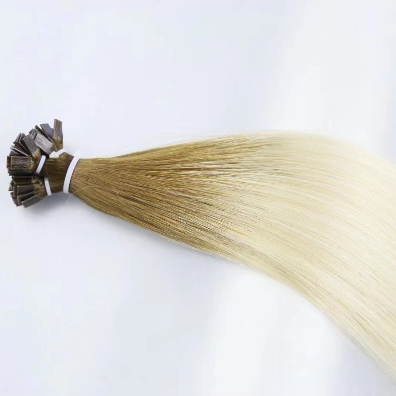 Wonderful Hot Sale Brazilian Soft Straight And Invisible Keratin Tip Hair Remy Human Flat Tip Hair Extension