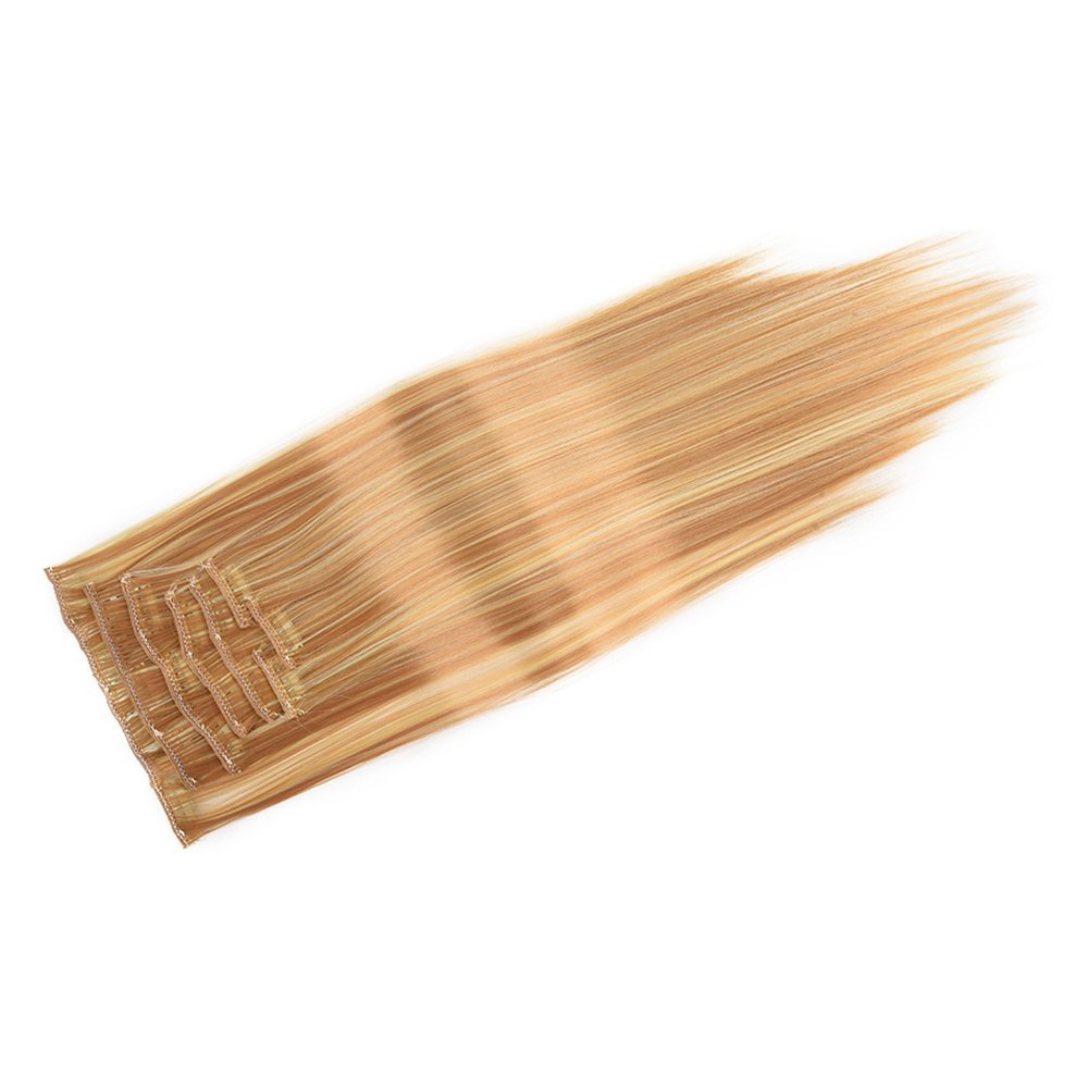 Hair clip ins human hair extensions natural raw virgin clip-in hair extensions
