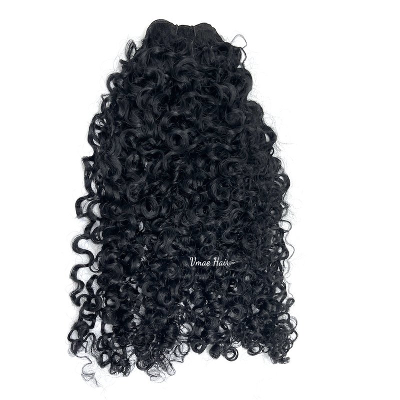 VMAE Mongolian Remy Unprocessed Mink Raw Hair 100g Afro Style Weft Bundles Kinky Curly Human Hair Extensions with Bounce Curl