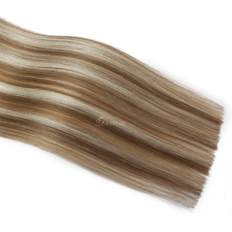Wholesale New design full density Genius tape in human hair extension with glue long tape in