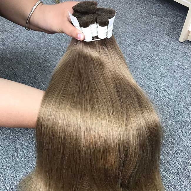 Bulk 100% Virgin Vietnamese Straight Human Hair Extensions Long Lace Frontals with Transparent Swiss Lace Toupee Base