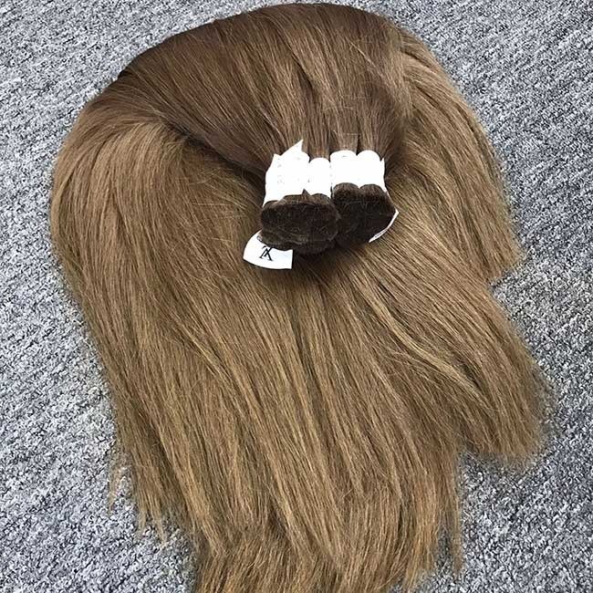 Bulk 100% Virgin Vietnamese Straight Human Hair Extensions Long Lace Frontals with Transparent Swiss Lace Toupee Base