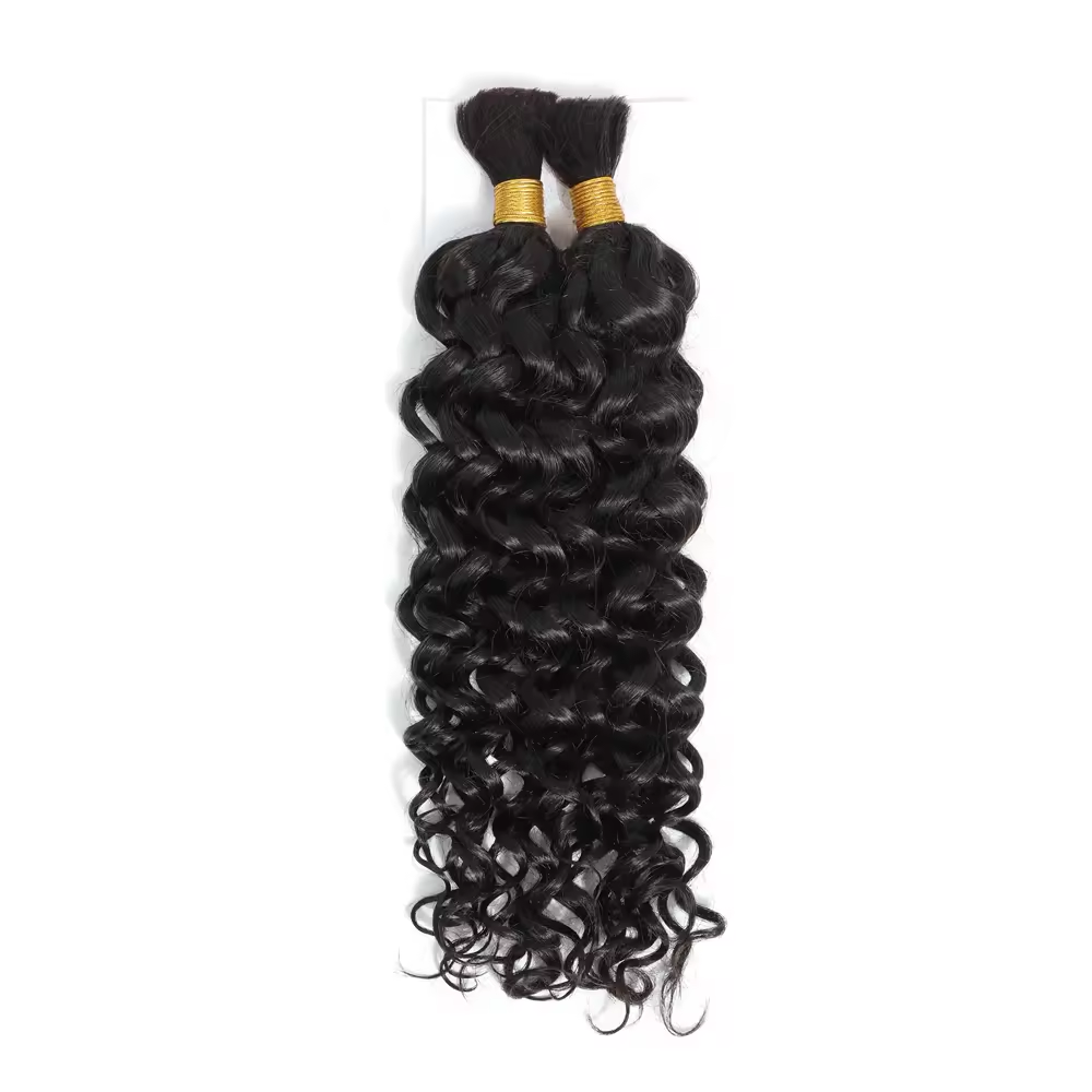 Bulk Human Hair Wet and Wavy For Braids 100% Human Hair Bulk