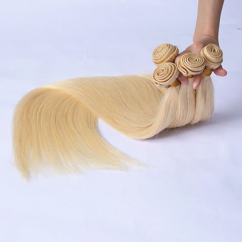 hair unprocessed virgin human,russian blonde 613 virgin hair extension