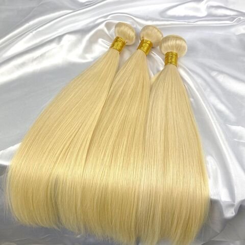 hair unprocessed virgin human,russian blonde 613 virgin hair extension