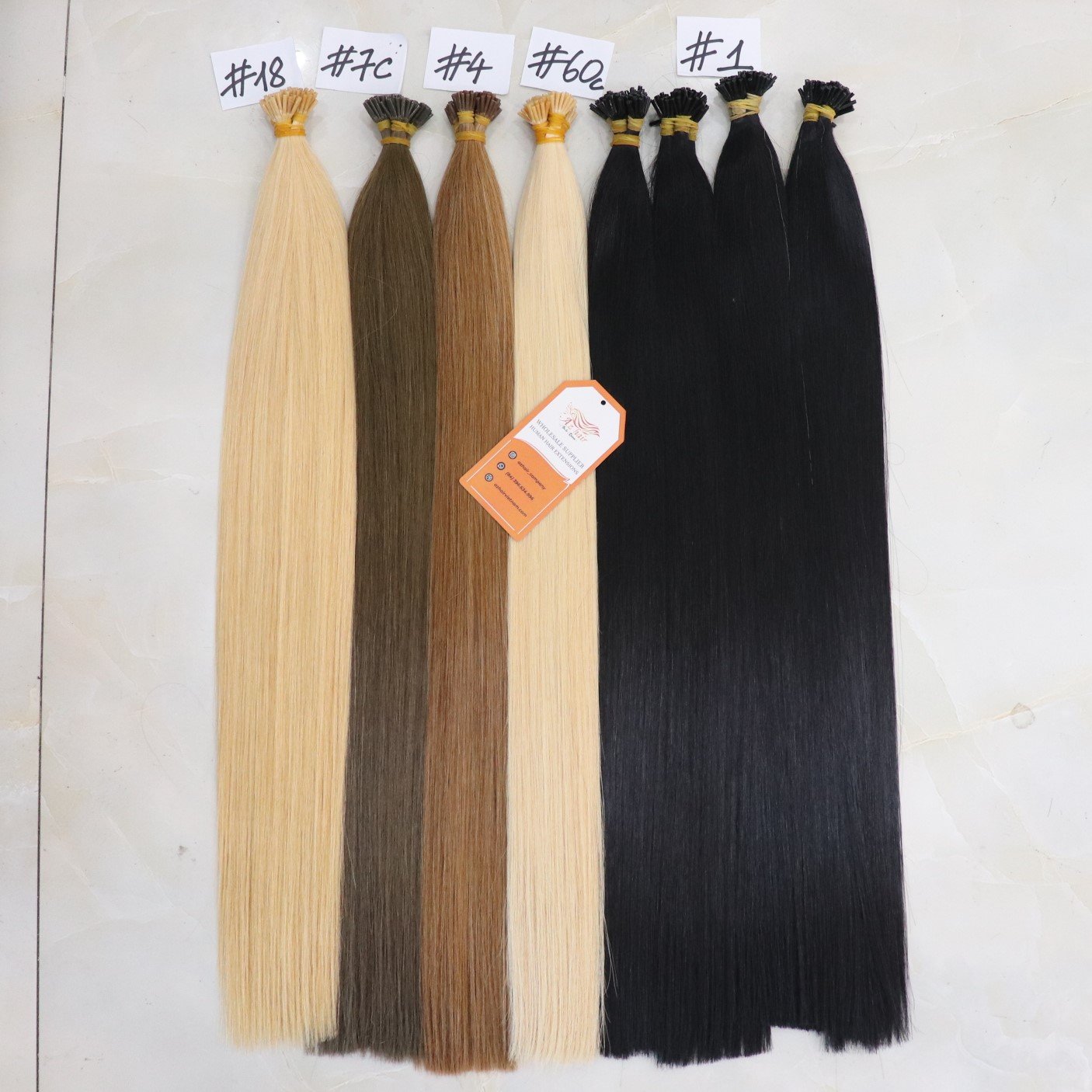 8''-40'' I Tip Human Hair Extensions Virgin Human Hair Keratin Raw Vietnamese Cuticle Aligned Hair Double Drawn