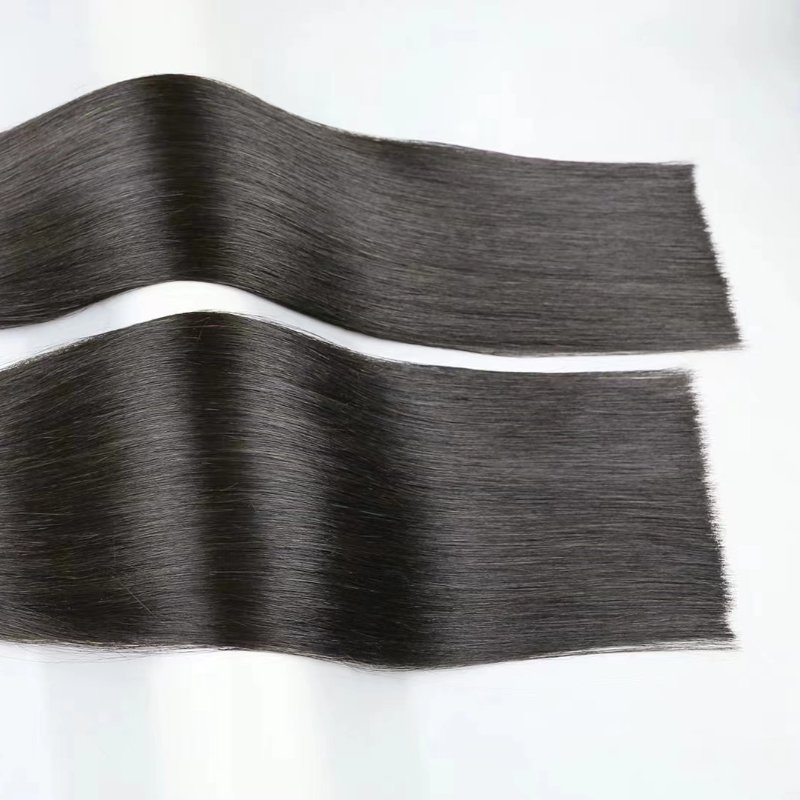 Top Notch 100% Chinese Remy Human Hair Extensions Soft and Shiny No Shedding Flat Weft Hair Extensions