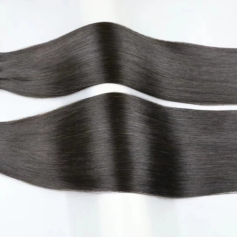Top Notch 100% Chinese Remy Human Hair Extensions Soft and Shiny No Shedding Flat Weft Hair Extensions