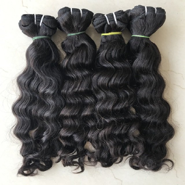 Wholesale Indian Temple Grade Unprocessed Virgin Loose Body Hair Bundles From Indian Vendors Large Stock Raw Indian Human Hairs