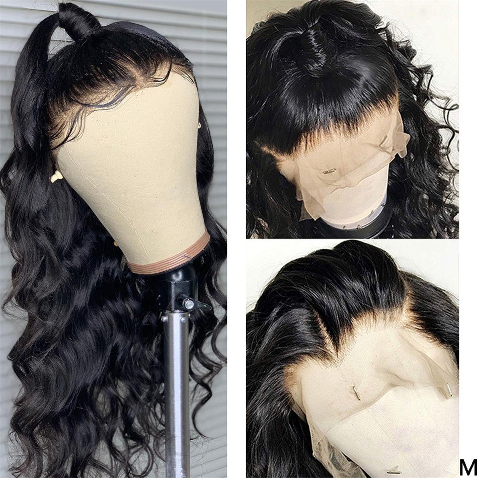 Full Hd 360 Lace Frontal Wig Body Wave Raw Brazilian 100% Virgin Human Hair Extension Transparent Lace Front Wig For Black Women