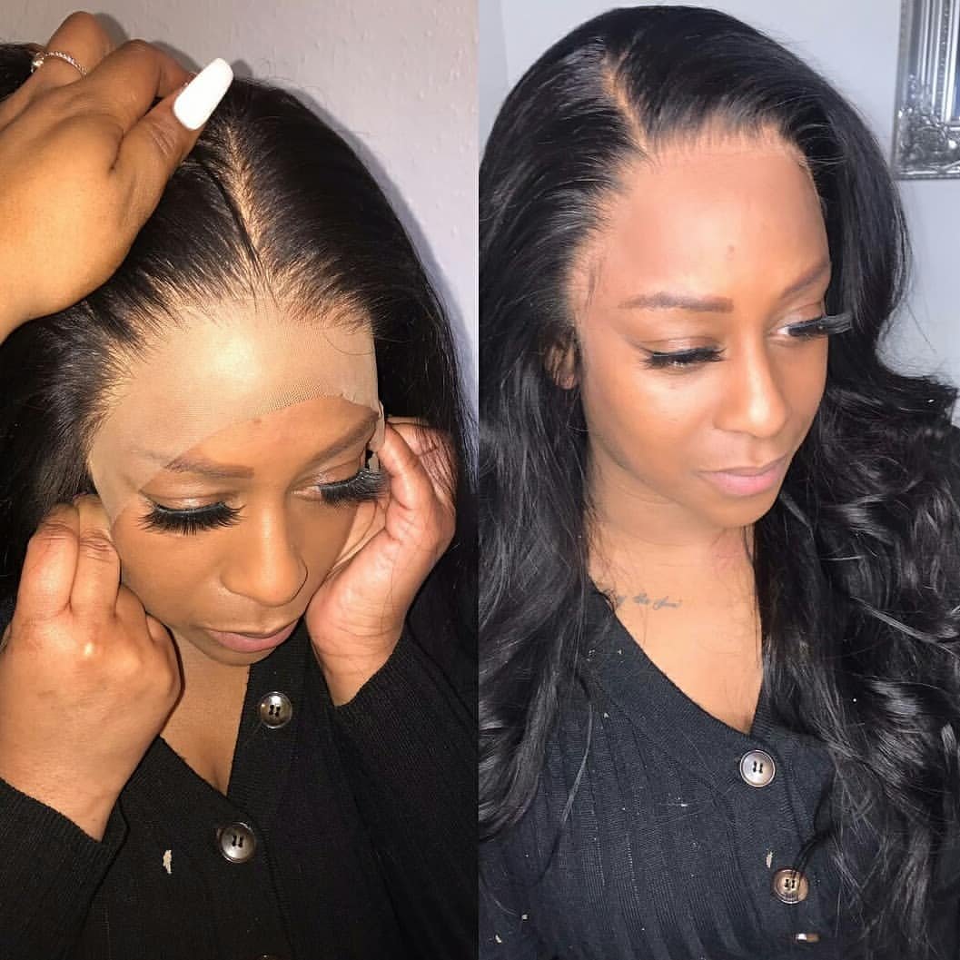 Full Hd 360 Lace Frontal Wig Body Wave Raw Brazilian 100% Virgin Human Hair Extension Transparent Lace Front Wig For Black Women